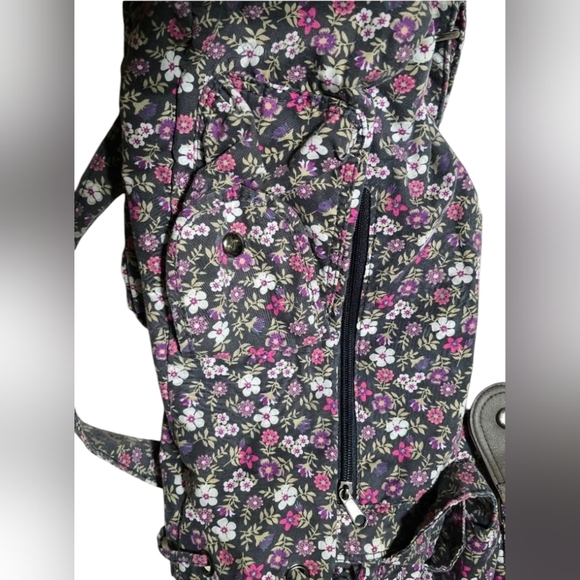 #381 Bluenotes Cotton Floral Backpack - Picture 8 of 8